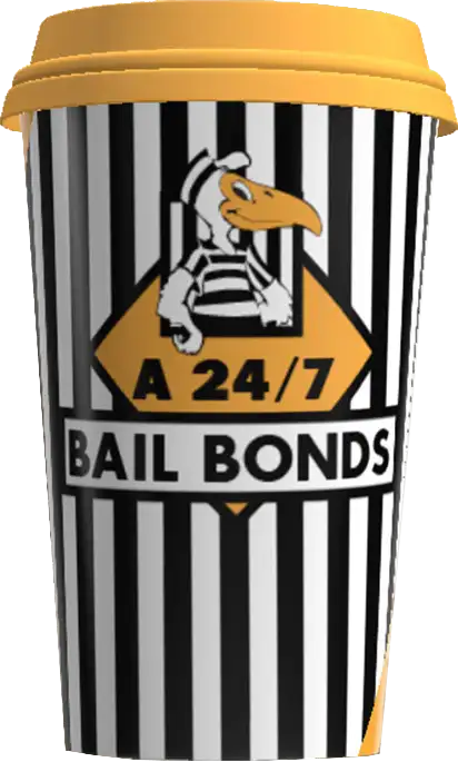 bail bonds coffee cup