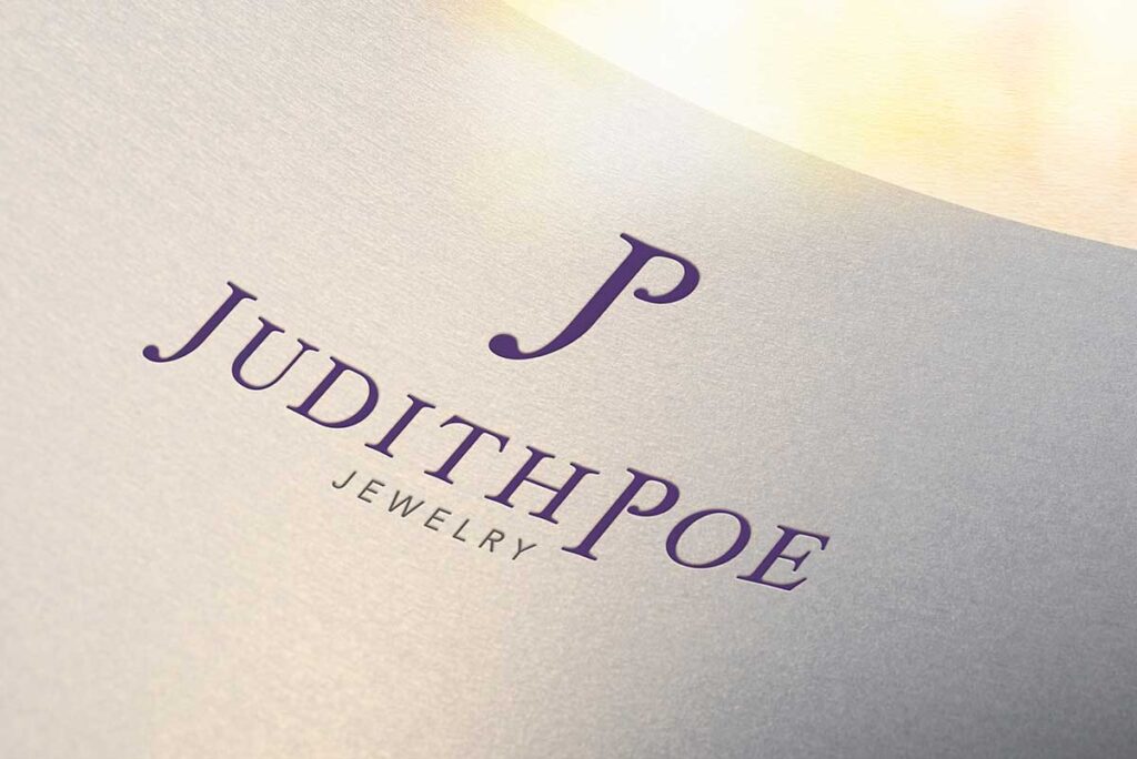 Judith Poe Jewelry logo design