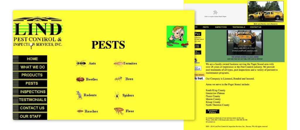 website before lind