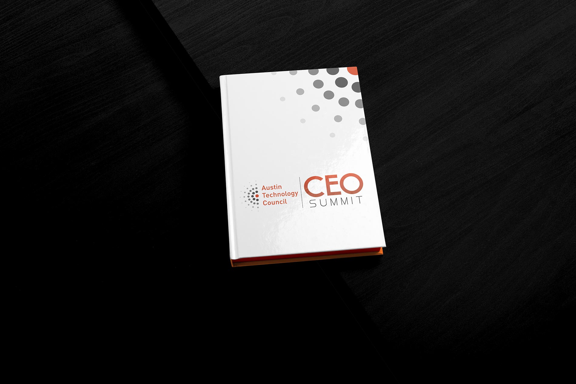 Mockup of CEO Summit Program for Austin Technology Council