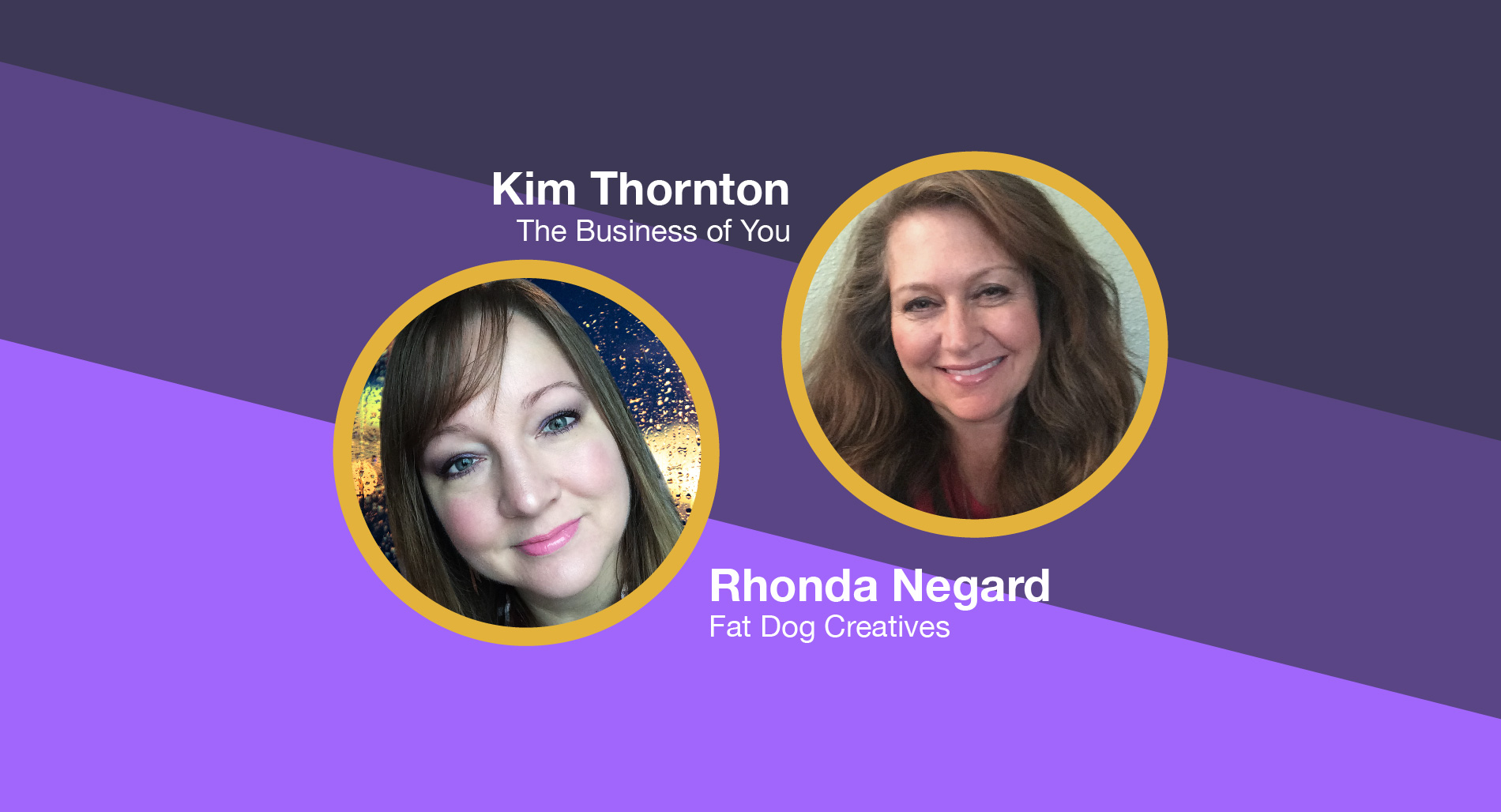 graphic of Rhonda Negard and Kim Thornton