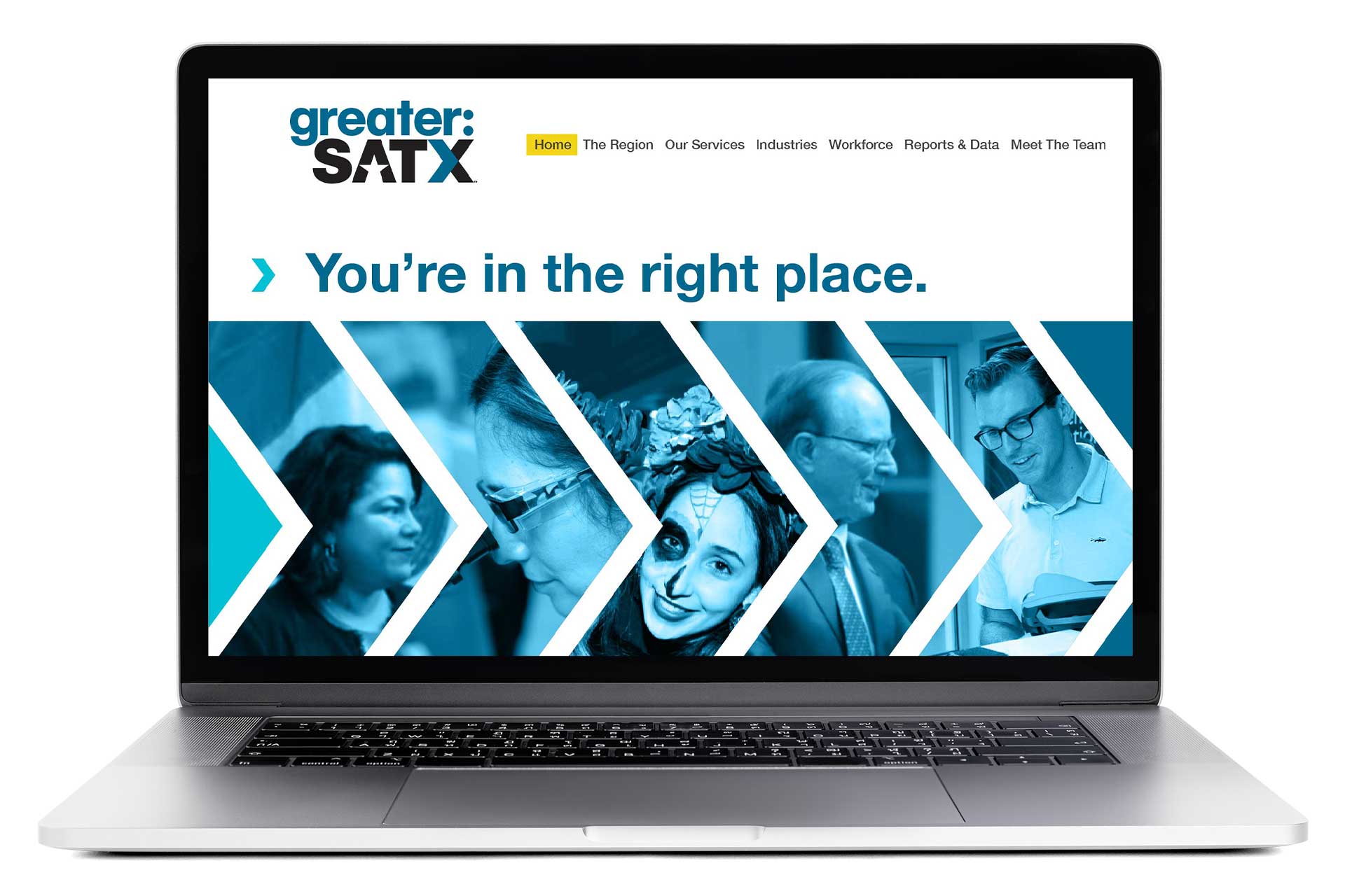 greater:SATX website mockup