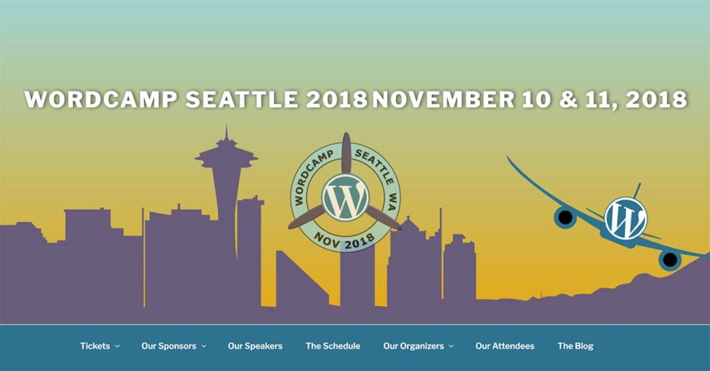 WordCamp Seattle 2018 graphic
