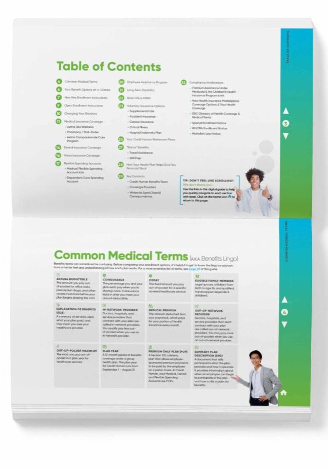 Credit Human enrollment benefits guide