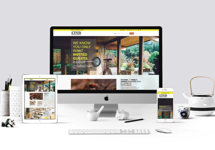 mockup of Lind Pest Control