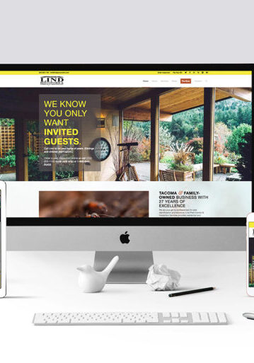 mockup of Lind Pest Control