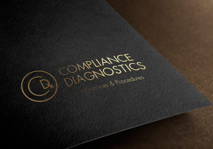 mockup of Compliance Diagnostics logo