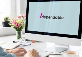 Mockup of Dependable Logo