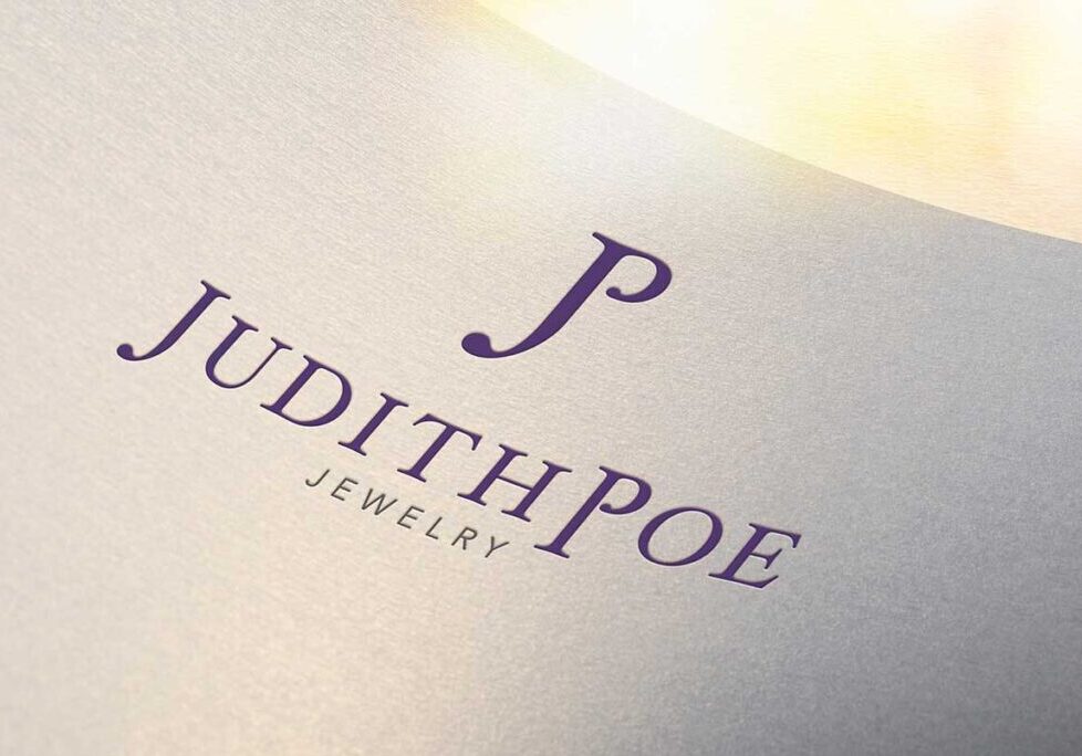 Judith Poe Jewelry logo design