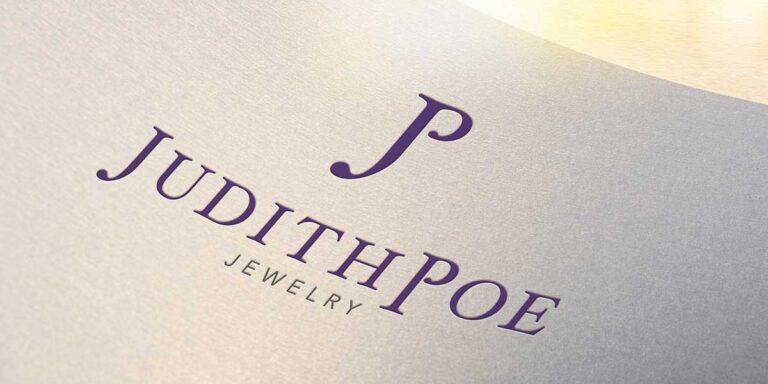 Judith Poe Jewelry logo design