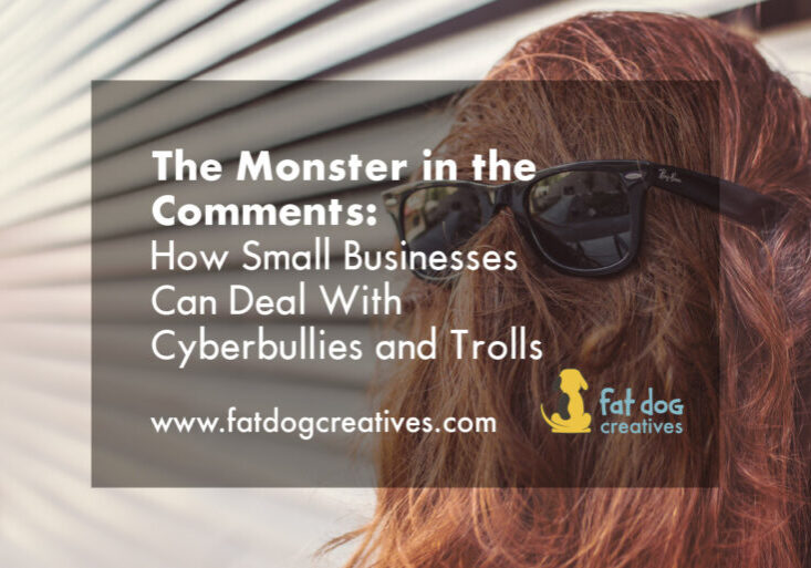 graphic that reads "The monster in the comments"